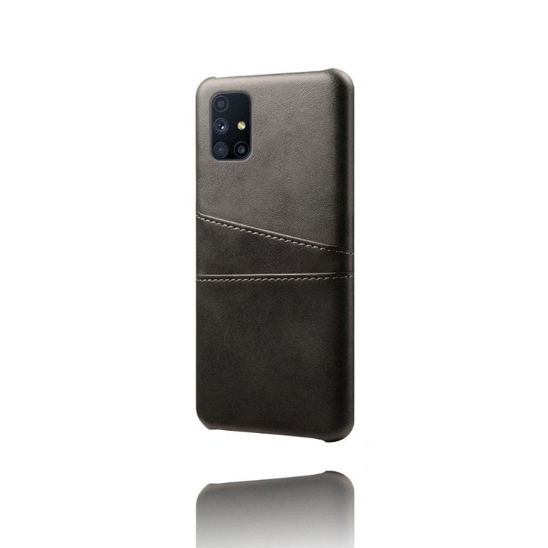 Skal För Samsung Galaxy M51 Melody Leather Effekt Korthållare