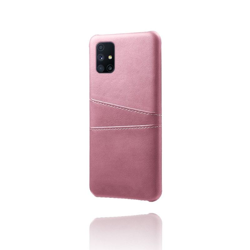 Skal För Samsung Galaxy M51 Melody Leather Effekt Korthållare