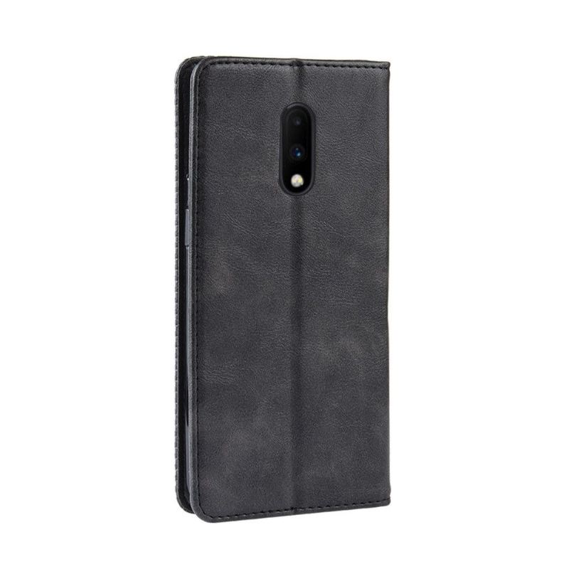 Fodral Case För OnePlus 7 Fallskydd Läderstilen Cirénius