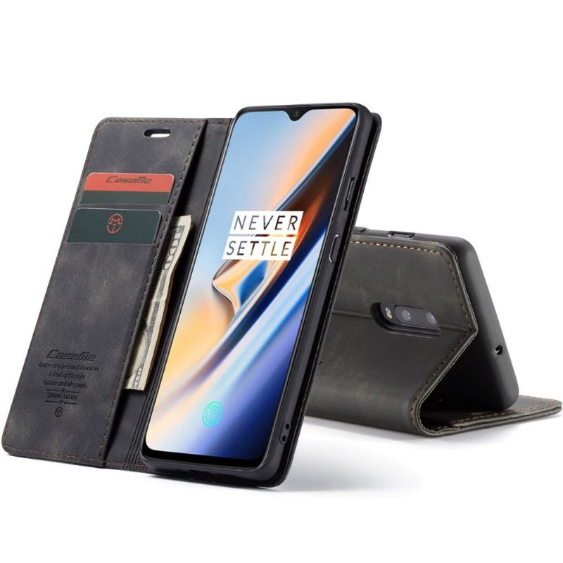 Fodral För OnePlus 7 Bedrijf Premium Konstläder