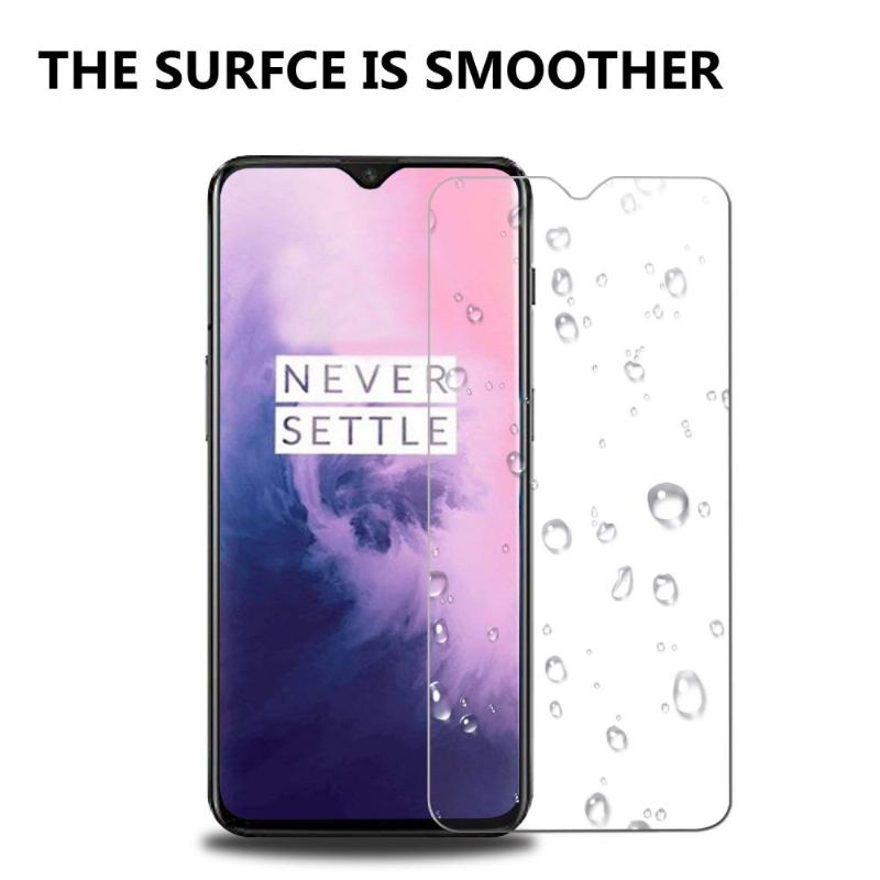 Oneplus 7 - Paket Med 2 Härdat Glasfilmer