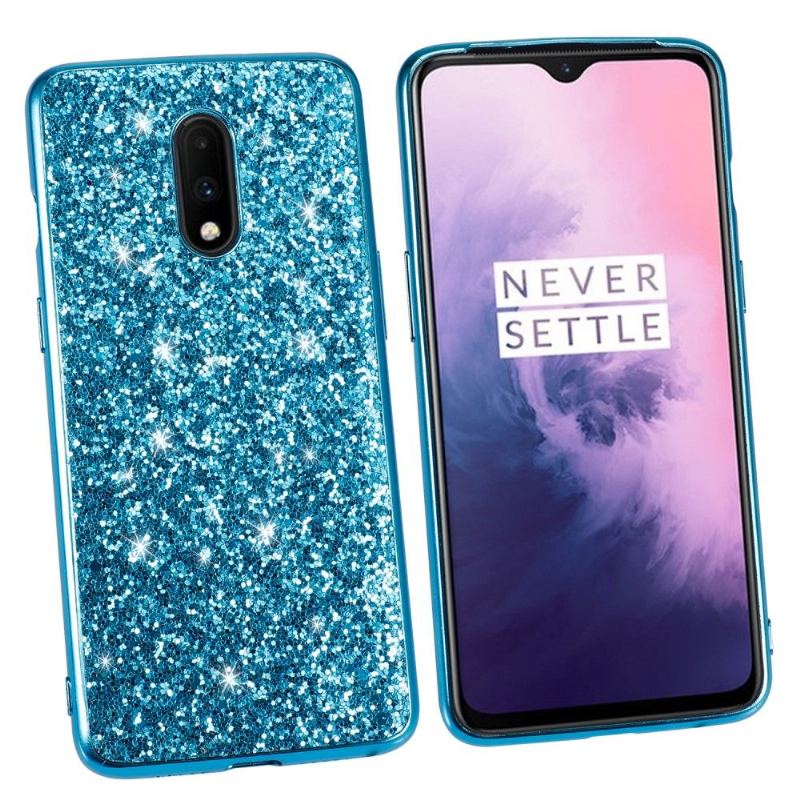 Skal För OnePlus 7 Bedrijf Glamorösa Paljetter