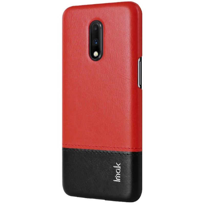 Skal För OnePlus 7 Fallskydd Imak Bicolor Konstläder