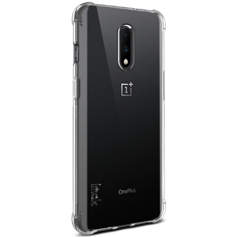 Skal För OnePlus 7 Fallskydd Klassskydd - Rensa