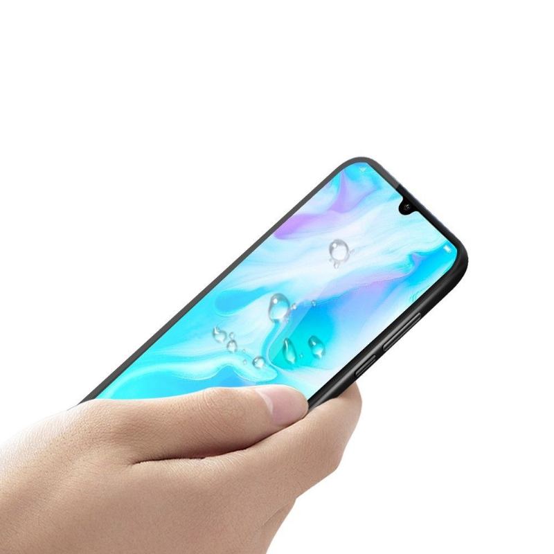 Huawei P30 Lite - Skärmskydd I Härdat Glas I Full Storlek - Svart