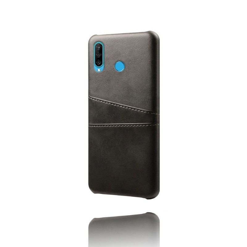 Mobilskal För Huawei P30 Lite Melody Leather Effekt Korthållare