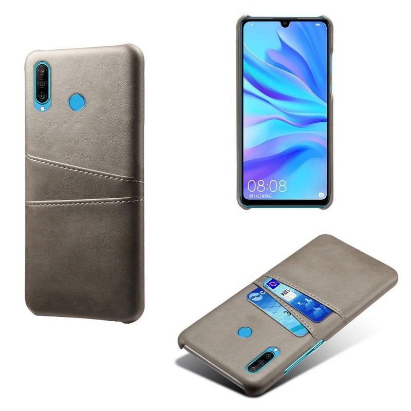 Mobilskal För Huawei P30 Lite Melody Leather Effekt Korthållare