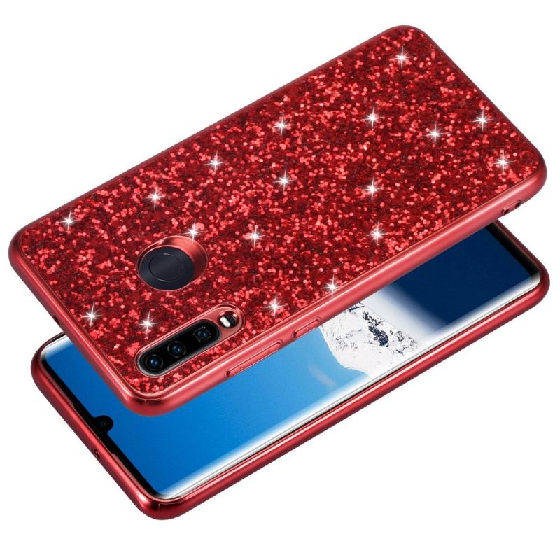 Skal För Huawei P30 Lite Hemming Glittrande Rhinestone Glamour