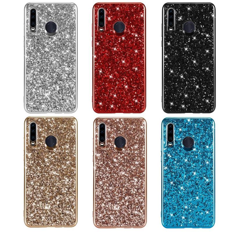 Skal För Huawei P30 Lite Hemming Glittrande Rhinestone Glamour