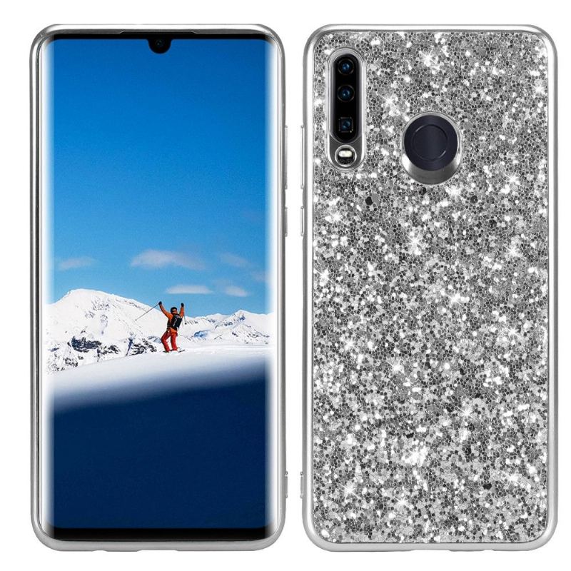 Skal För Huawei P30 Lite Hemming Glittrande Rhinestone Glamour