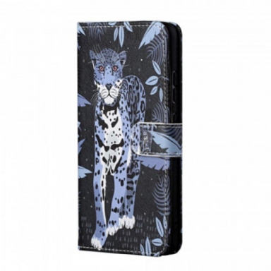 Fodral Samsung Galaxy A13 5G / A04s Med Kedjar Strappy Leopard