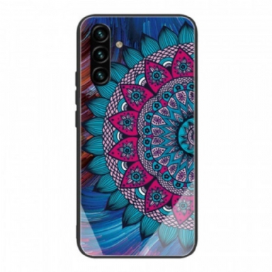 Mobilskal Samsung Galaxy A13 5G / A04s Mandala Härdat Glas