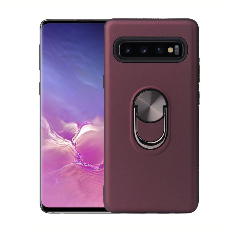 Skal För Samsung Galaxy S10 5G Hemming Matt Effekt Med Stöd På Baksidan