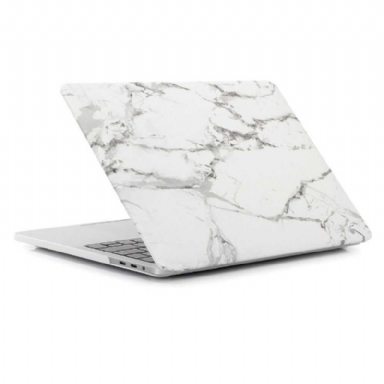 Macbook Pro 13 Fodral / Marble Touch Bar - Vit