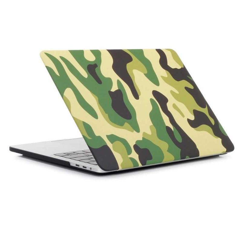 Macbook Pro 13 Fodral / Touch Bar Military Camouflage - Grön