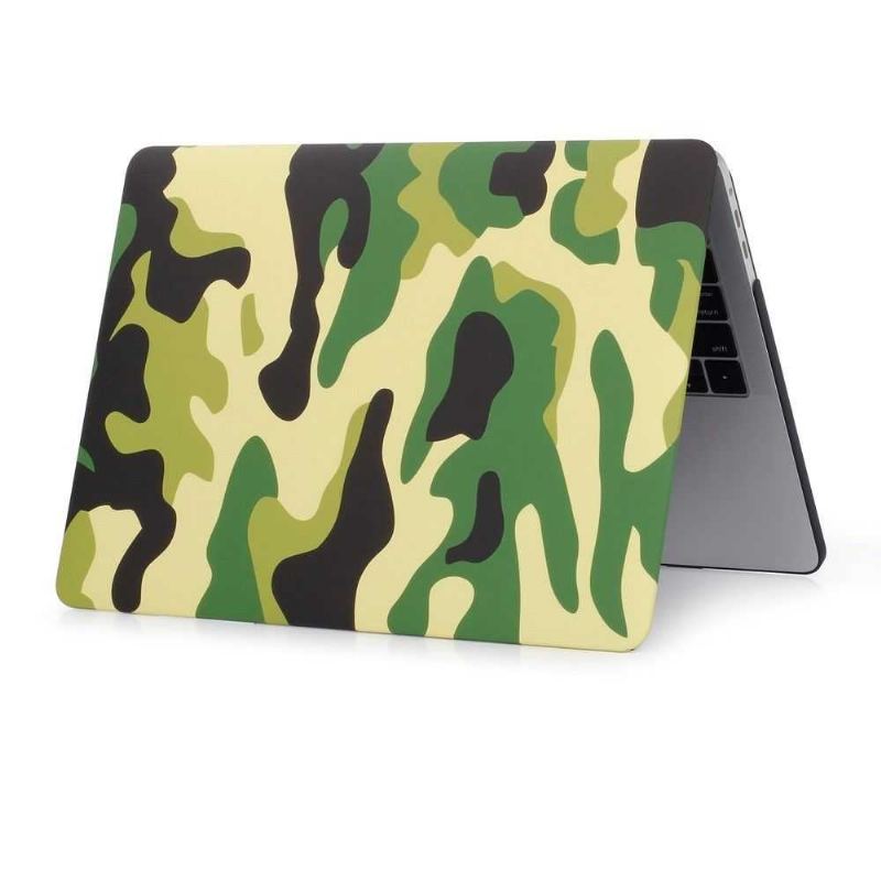 Macbook Pro 13 Fodral / Touch Bar Military Camouflage - Grön