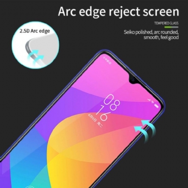 Xiaomi Mi A3 - Skärmskydd Av Härdat Glas I Full Storlek - Svart