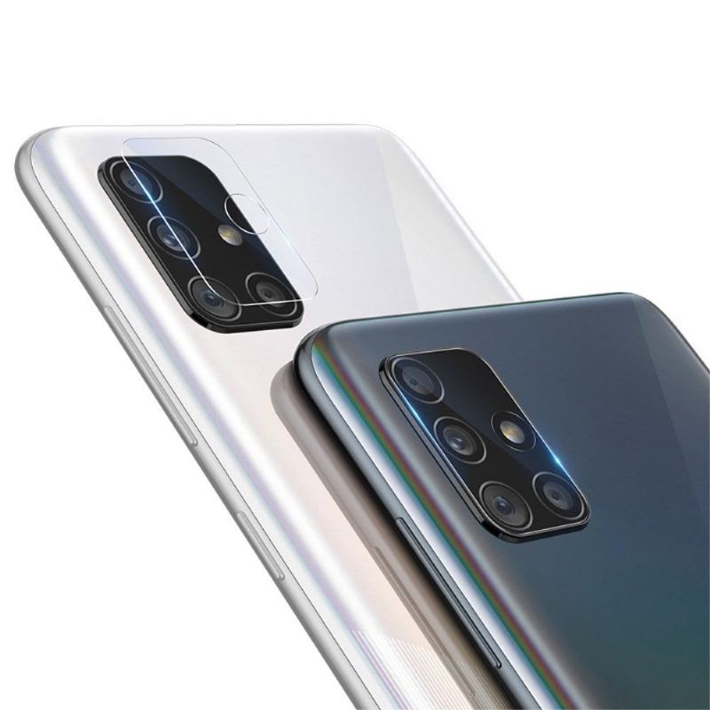 2 Härdat Glas För Samsung Galaxy A51-Objektiv