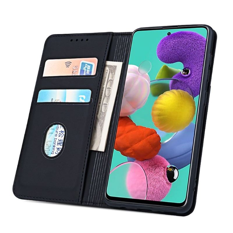 Fodral För Samsung Galaxy A51 Bedrijf Folio-fodral Soft Touch