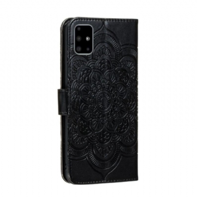 Fodral För Samsung Galaxy A51 Hemming Mandala Lädereffekt