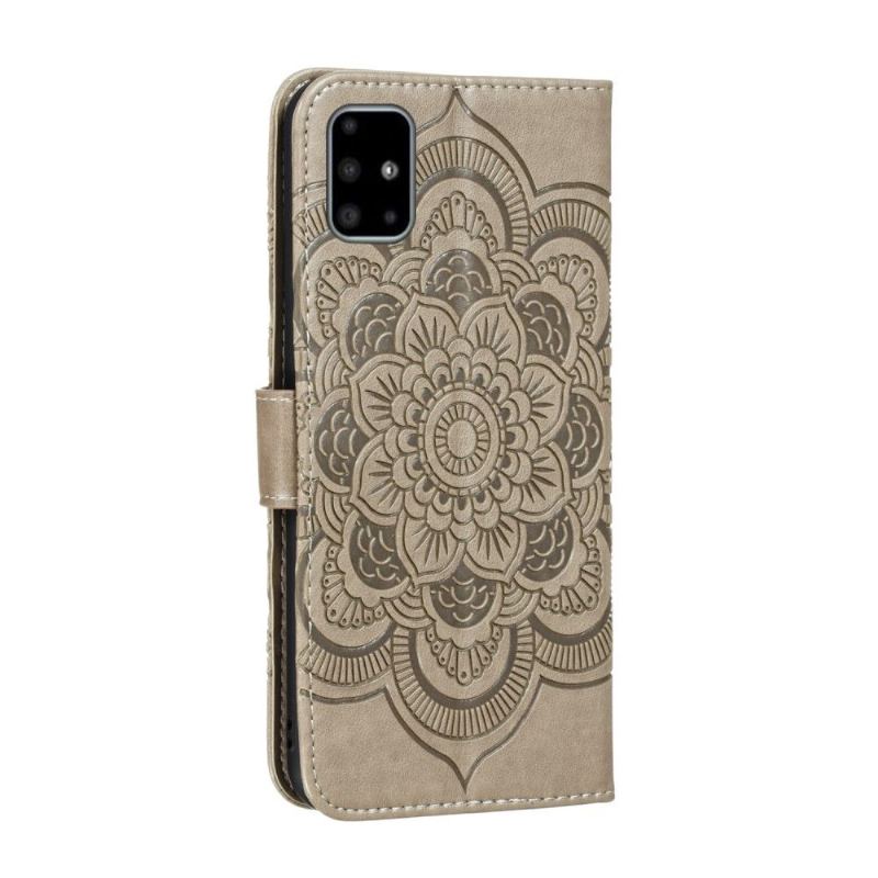 Fodral För Samsung Galaxy A51 Hemming Mandala Lädereffekt