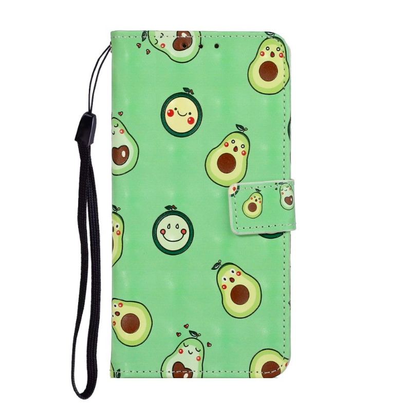 Fodral För Samsung Galaxy A51 Kawaii Avocado