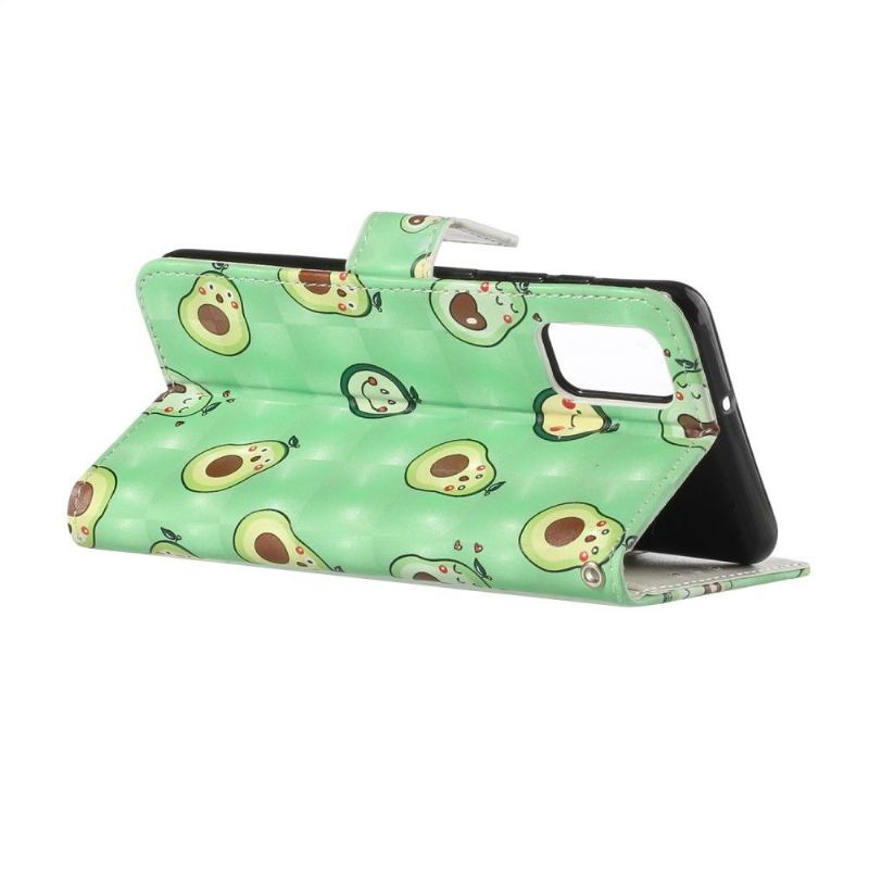 Fodral För Samsung Galaxy A51 Kawaii Avocado