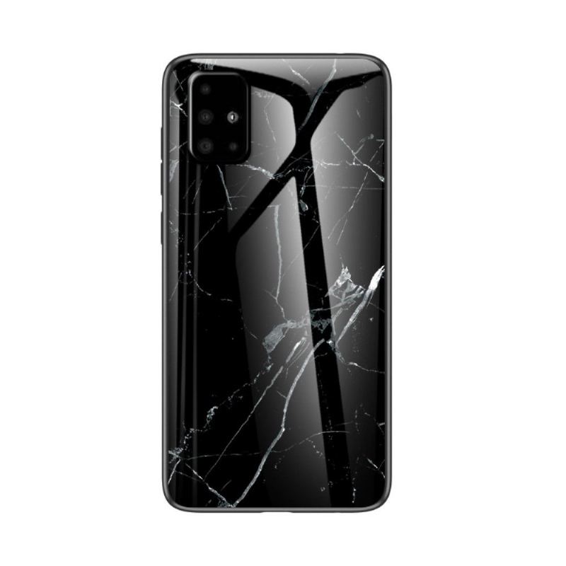 Skal För Samsung Galaxy A51 Lina Marble Glass Back