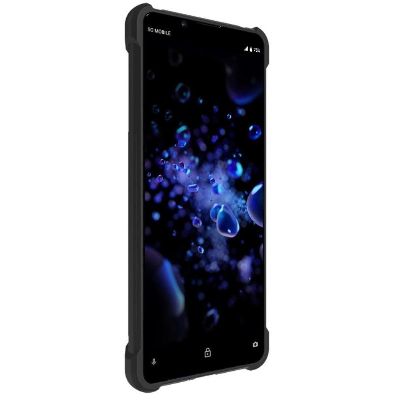 Skal För Sony Xperia 10 II Class Protect Stötsäker - Black Metal