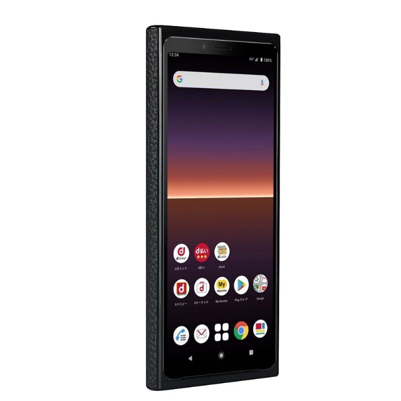 Skal För Sony Xperia 10 II Lädereffekt Med Rem