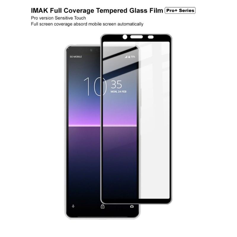 Sony Xperia 10 Ii Skärmskydd I Härdat Glas I Full Storlek