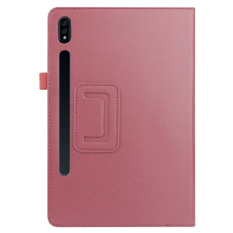 Fodral / Case Samsung Galaxy Tab S8 Plus / Tab S7 Plus Litchi Konstläder