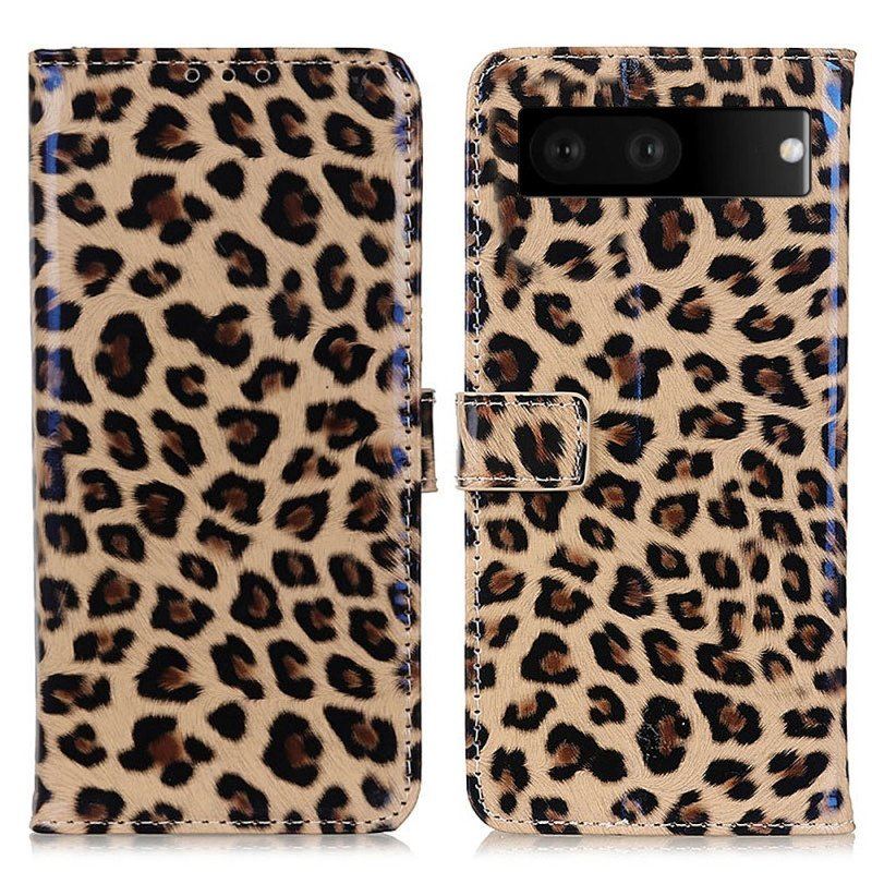 Fodral Google Pixel 7 Leopardhudeffekt