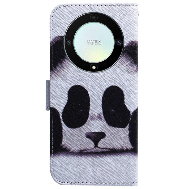 Fodral Honor Magic 5 Lite Med Kedjar Strappy Panda