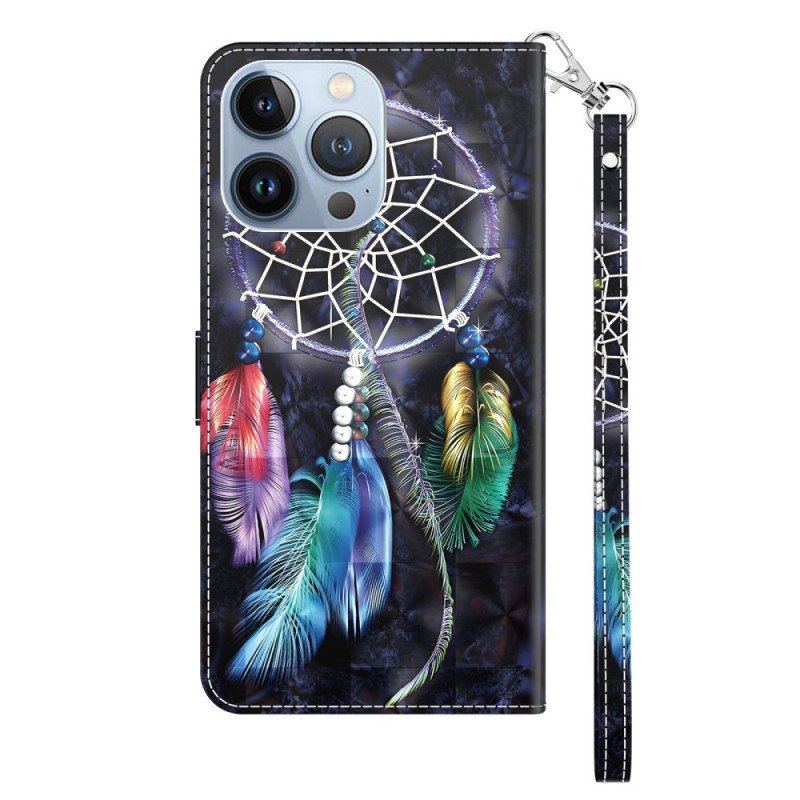 Fodral iPhone 14 Med Kedjar Strap Dream Catcher