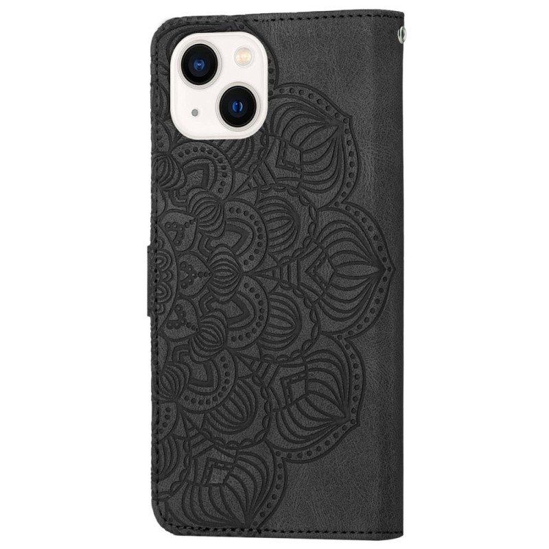 Fodral iPhone 14 Med Kedjar Strappy Mandala