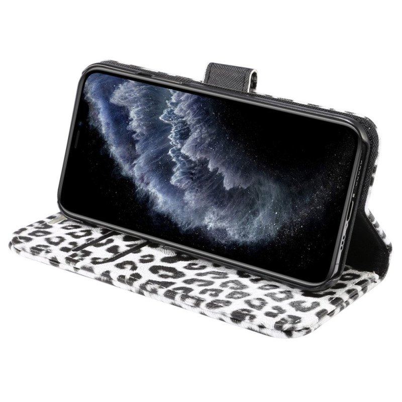 Fodral iPhone 14 Plus Leopard Hudstil