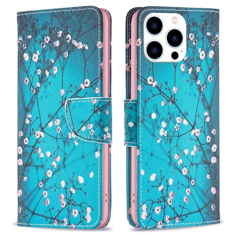 Fodral iPhone 14 Pro Blommande Grenar