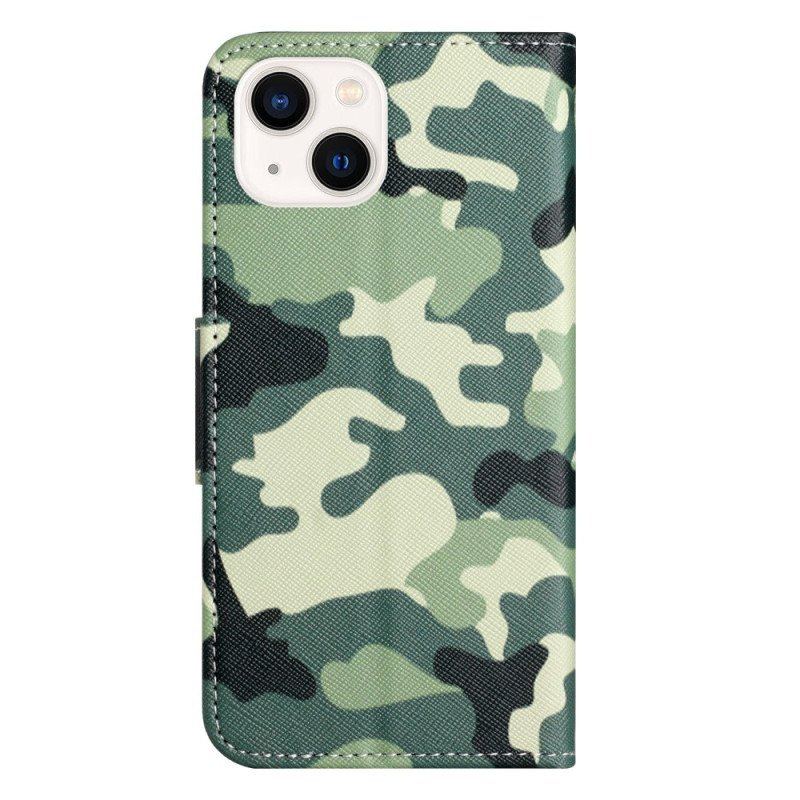 Fodral iPhone 15 Plus Militärt Kamouflage