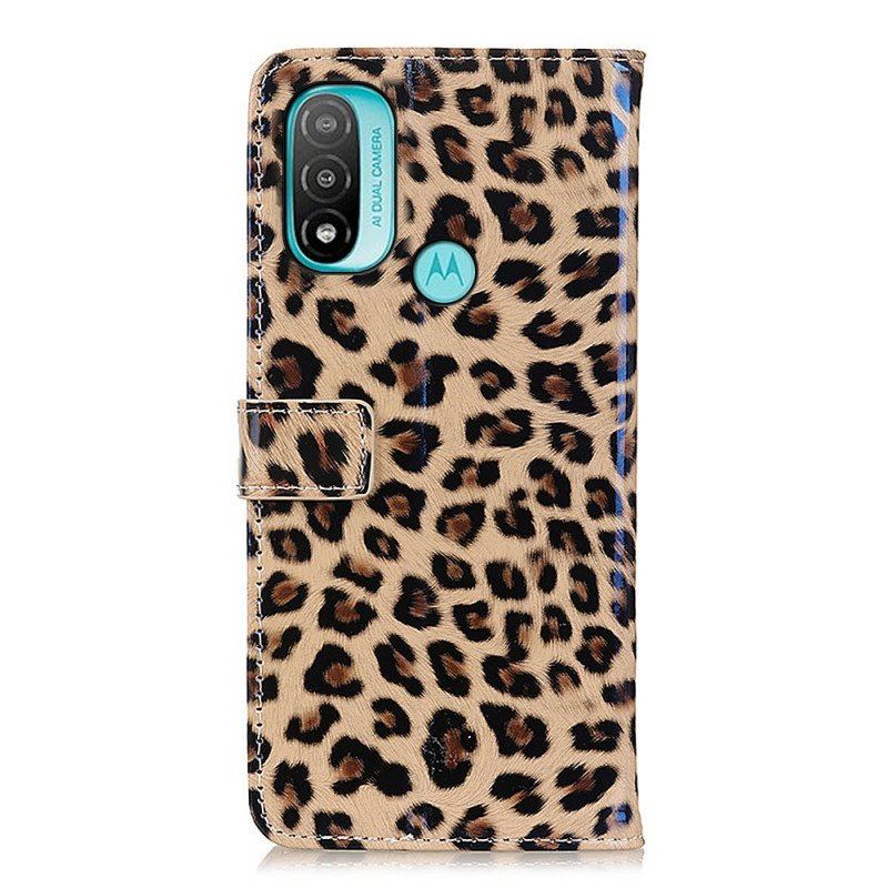 Fodral Moto E40 / E30 / E20 Vanlig Leopard