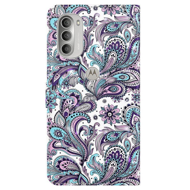 Fodral Moto G51 5G Paisley