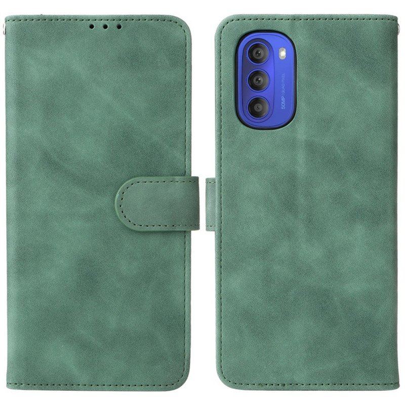 Fodral Moto G51 5G Vintage Skin-touch