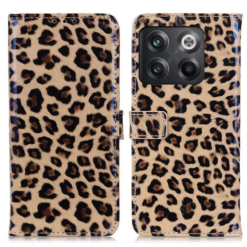 Fodral OnePlus 10T 5G Leopardhudeffekt