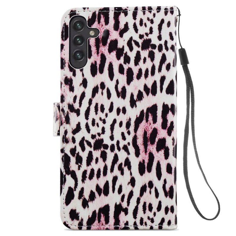 Fodral Samsung Galaxy A13 5G / A04s Leopardmönster