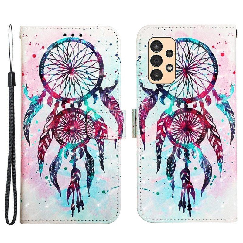 Fodral Samsung Galaxy A13 Med Kedjar Strap Dream Catcher