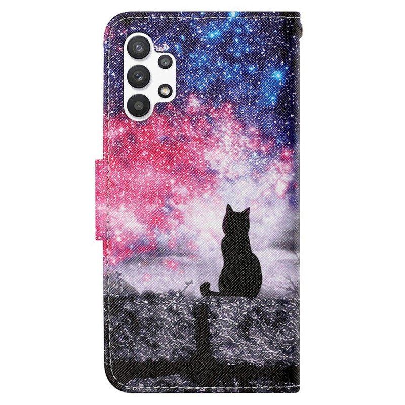 Fodral Samsung Galaxy A13 Skylight Cat