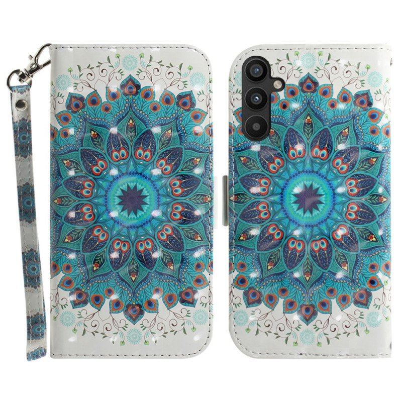 Fodral Samsung Galaxy A54 5G Med Kedjar Strappy Mandala