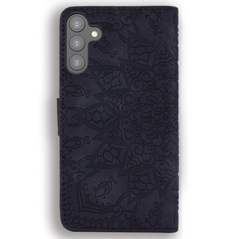 Fodral Samsung Galaxy S23 5G Med Kedjar Snygg Strappy Mandala