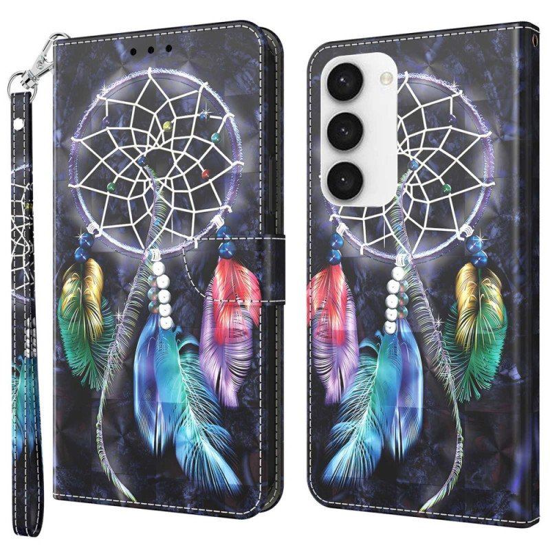 Fodral Samsung Galaxy S23 5G Med Kedjar Strap Dream Catcher