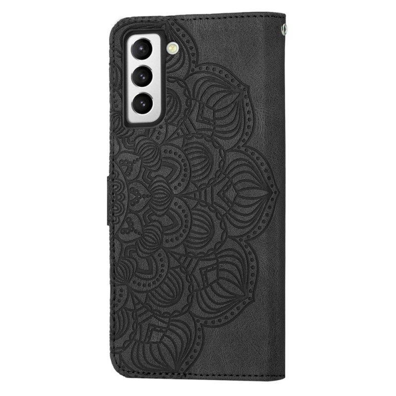 Fodral Samsung Galaxy S23 5G Med Kedjar Strappy Mandala